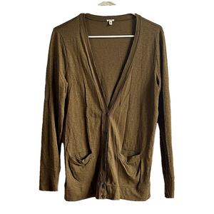 J CREW 100% Cotton Professor Cardigan